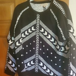 Philosophy Black and white  Sweater